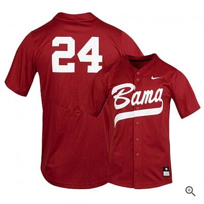 Kolby Robinson Jersey #24 Alabama Crimson Tide Baseball NCAA College Alumni Red