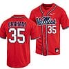 Kevin Graham Jersey #35 Ole Miss Rebels College Baseball Red