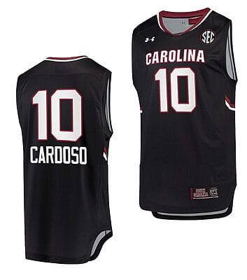 Kamilla Cardoso Jersey #10 South Carolina Gamecocks College Basketball Black