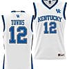 Karl Anthony Towns Jersey #12 Kentucky Wildcats NIL College Basketball Lightweight White