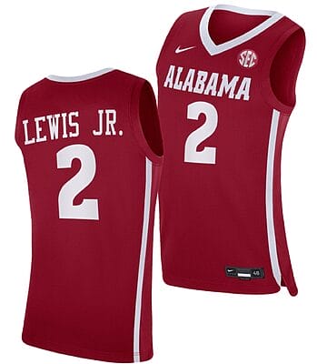 Kira Lewis Jr Jersey Alabama Crimson Tide College Basketball Crimson #2