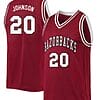 Kamani Johnson Jersey #20 Arkansas Razorbacks College Basketball Red