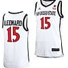 Kawhi Leonard Jersey San Diego State Aztecs College Basketball Home White #15