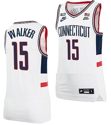 Kemba Walker Jersey UConn Huskies College Basketball Alumni White #15