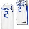 Kentucky Wildcats Aaron Bradshaw Jersey #2 Limited Retro Basketball White 2023-24