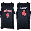 Kenyon Martin Jersey #4 Cincinnati Bearcats College Basketball Navy
