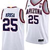 Kerr Kriisa Jersey #25 Arizona Wildcats College Basketball Limited White