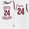 Keyshawn Bryant Jersey #24 South Carolina Gamecocks College Basketball White Replica