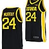 Kris Murray Jersey #24 Iowa Hawkeyes College Basketball Black