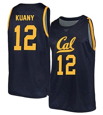 Kuany Kuany Jersey #12 California Golden Bears College Basketball Navy