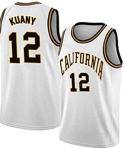 Kuany Kuany Jersey #12 California Golden Bears College Basketball White
