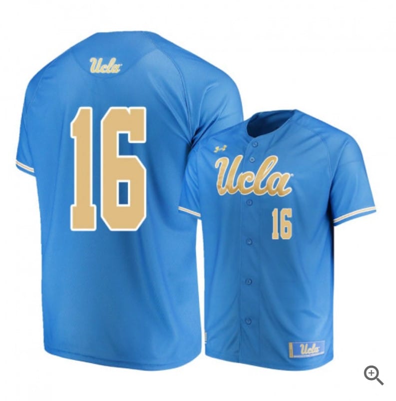 Kyle Cuellar Jersey #16 UCLA Bruins Baseball NCAA College Blue Alumni
