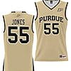 Lance Jones Jersey #55 Purdue Boilermakers NIL College Basketball Lightweight Gold