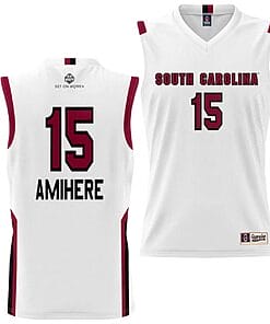 Laeticia Amihere Jersey #15 South Carolina Gamecocks College Basketball Alumni White