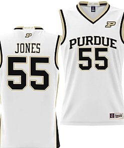 Lance Jones Jersey #55 Purdue Boilermakers NIL College Basketball Lightweight White