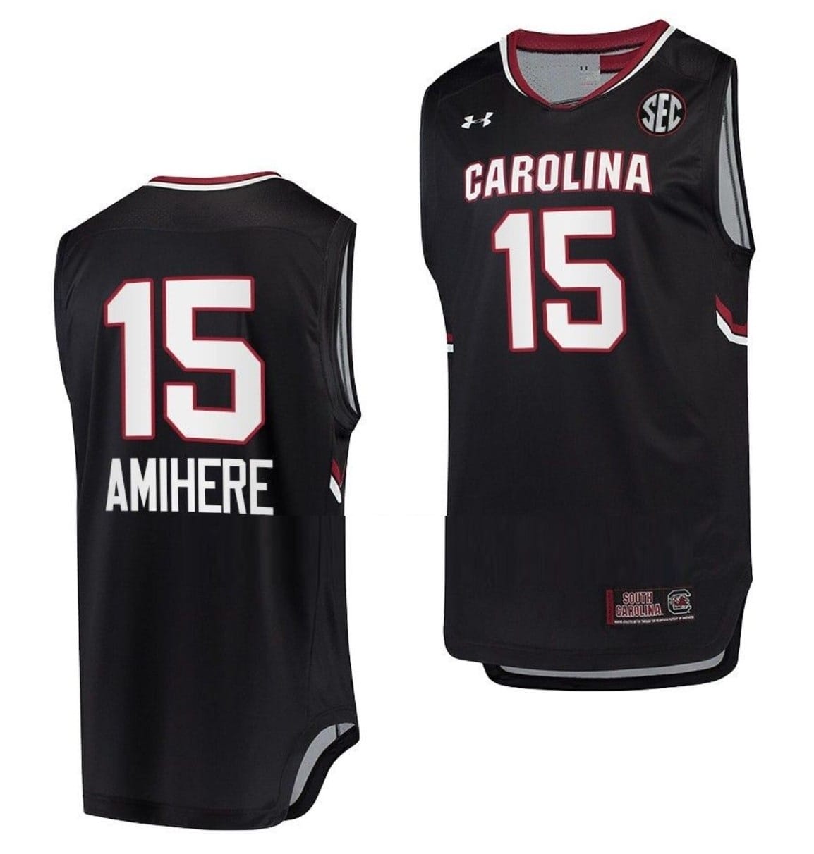 Laeticia Amihere Jersey #15 South Carolina Gamecocks College Basketball Black