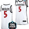 Lamont Butler Jersey #5 San Diego State Aztecs College Basketball 2023 NCAA Final Four White
