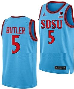 Lamont Butler Jersey San Diego State Aztecs College Basketball Blue Alternate #5