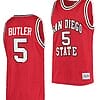 Lamont Butler Jersey San Diego State Aztecs College Basketball Red Retro #5