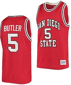 Lamont Butler Jersey San Diego State Aztecs College Basketball Red Retro #5