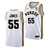 Lance Jones Jersey #55 Purdue Boilermakers College Basketball White
