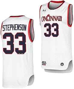 Lance Stephenson Jersey #33 Cincinnati Bearcats College Basketball Replica White