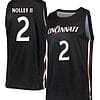 Landers Nolley II Jersey #2 Cincinnati Bearcats College Basketball Black