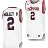 Landers Nolley II Jersey #2 Cincinnati Bearcats College Basketball Replica White