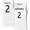 Landers Nolley II Jersey #2 Cincinnati Bearcats College Basketball White