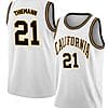 Lars Thiemann Jersey #21 California Golden Bears College Basketball White