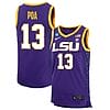Last Tear Poa Jersey #13 LSU Tigers Basketball 2023 NCAA College Purple