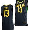 Love Anthracite Jersey #13 Baylor Bears College Basketball Away