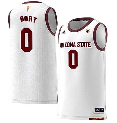 Luguentz Dort Jersey Arizona State Sun Devils College Basketball White #0