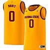 Luguentz Dort Jersey Arizona State Sun Devils College Basketball Yellow #0