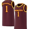 Luther Muhammad Jersey Arizona State Sun Devils College Basketball Red #1
