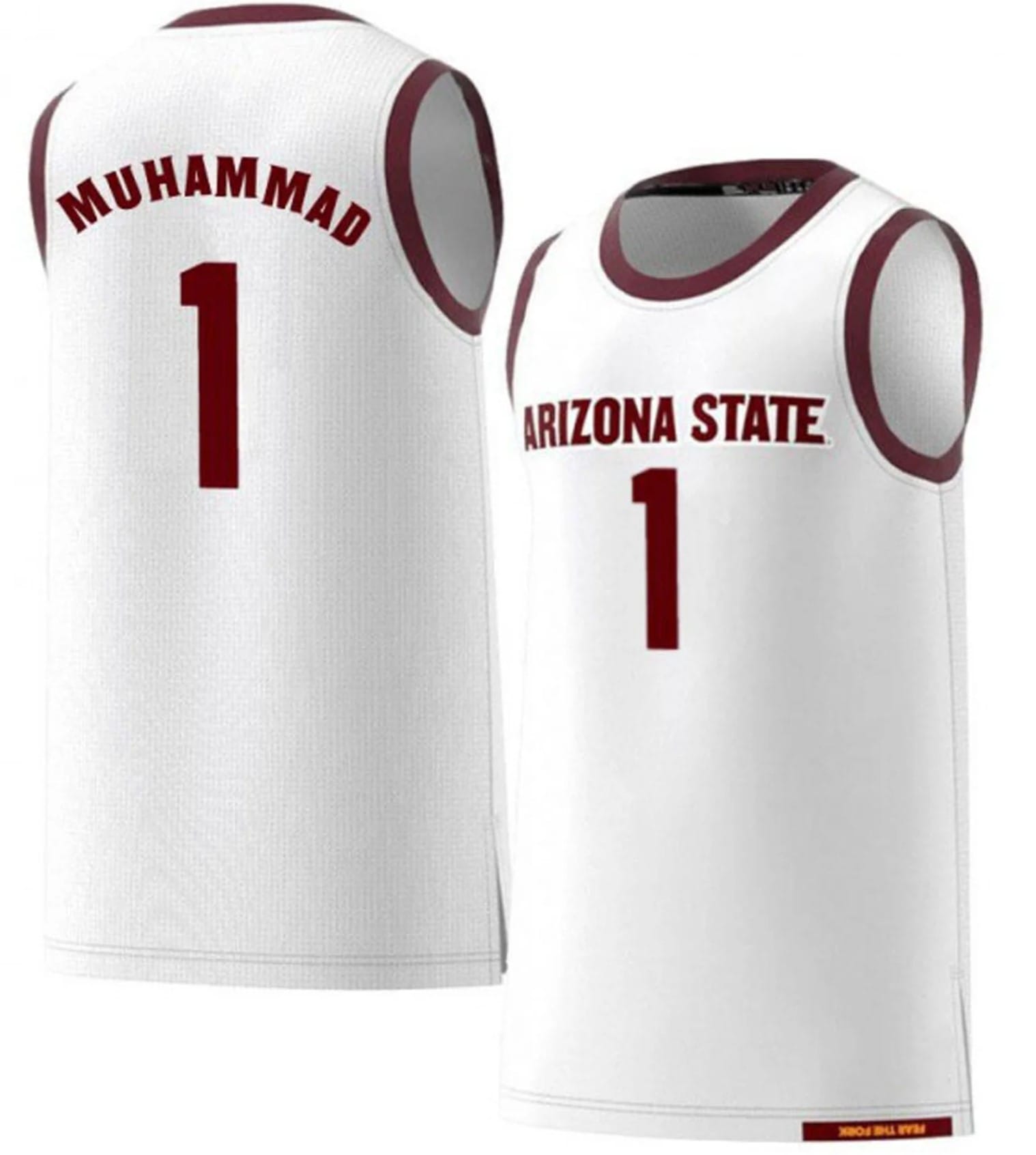 Luther Muhammad Jersey Arizona State Sun Devils College Basketball White #1