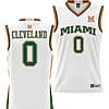 Matthew Cleveland Jersey #0 Miami Hurricanes NIL College Basketball Lightweight White