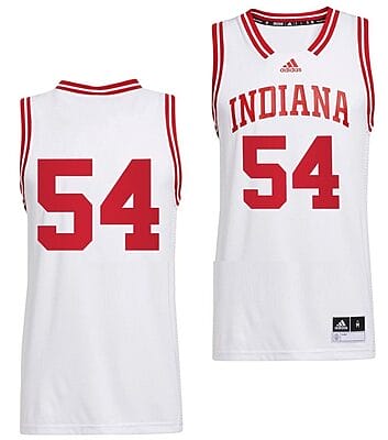 Mackenzie Holmes Jersey #54 Indiana Hoosiers College Basketball White 2022-23