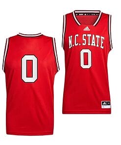 Men's #0 Terquavion Smith Jersey NC State Wolfpack College Basketball Jerseys Red Retro