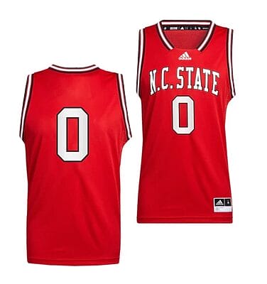 Men's #0 Terquavion Smith Jersey NC State Wolfpack College Basketball Jerseys Red Retro