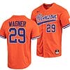 Max Wagner Jersey #29 Clemson Tigers College Baseball Orange Full-Button