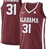 Max Scharnowski Jersey Alabama Crimson Tide College Basketball Replica Crimson #31