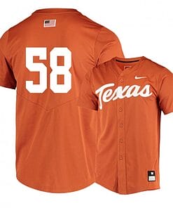 Mason Bryant Jersey #58 Texas Longhorns Baseball NCAA College Elite Orange Alumni