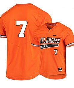 Max Hewitt Jersey #7 Oklahoma State Cowboys Baseball NCAA College Orange Elite Alumni