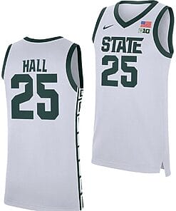 Malik Hall Jersey Michigan State Spartans