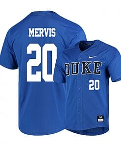 Matt Mervis Jersey #20 Duke Blue Devils Baseball NCAA College Blue Elite Alumni