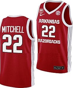 Makhel Mitchell Jersey Arkansas Razorbacks