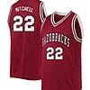 Makhel Mitchell Jersey #22 Arkansas Razorbacks College Basketball Red