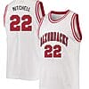 Makhel Mitchell Jersey #22 Arkansas Razorbacks College Basketball White 2