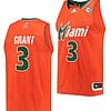 Malcolm Grant Jersey #3 Miami Hurricanes College Basketball Reverse Retro Orange